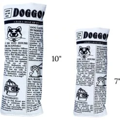 Pet Qwerks Krinkle & Squeak Newspaper Stuffing-Free Plush Dog Toy -Pet Dog Toys 102271 PT1. AC SS1800 V1589901389