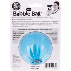Pet Qwerks Talking Babble Ball Dog Toy 11 Pet Qwerks Talking Babble Ball Dog Toy -Pet Dog Toys 102274 PT4. AC SS1800 V1589901439