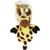 Hear Doggy Silent Squeaker Chew Guard Flattie Giraffe Plush Dog Toy -Pet Dog Toys 102599 MAIN. AC SS1800 V1530914446