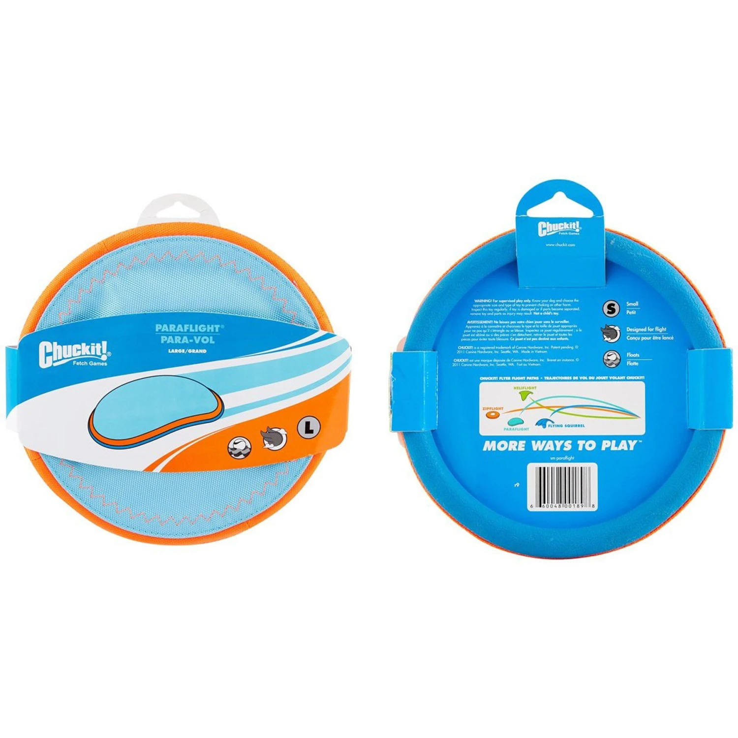 Chuckit! Zipflight Disc Dog Toy, Color Varies & Chuckit! Paraflight Dog Toy 9 Chuckit! Zipflight Disc Dog Toy, Color Varies & Chuckit! Paraflight Dog Toy - Image 7