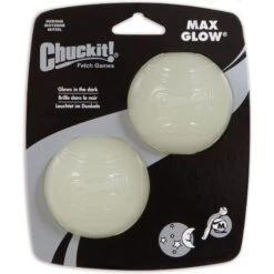 Chuckit! Ultra Rubber Ball Tough Dog Toy & Chuckit! Max Glow Ball Dog Toy -Pet Dog Toys 1030726 PT5. AC SS1800 V1702598490