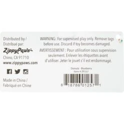 ZippyPaws Donutz Squeaky Plush No Stuffing Dog Toy -Pet Dog Toys 104035 PT3. AC SS1800 V1523637306