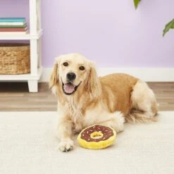 ZippyPaws Donutz Squeaky Plush No Stuffing Dog Toy -Pet Dog Toys 104035 PT7. AC SS1800 V1523637318