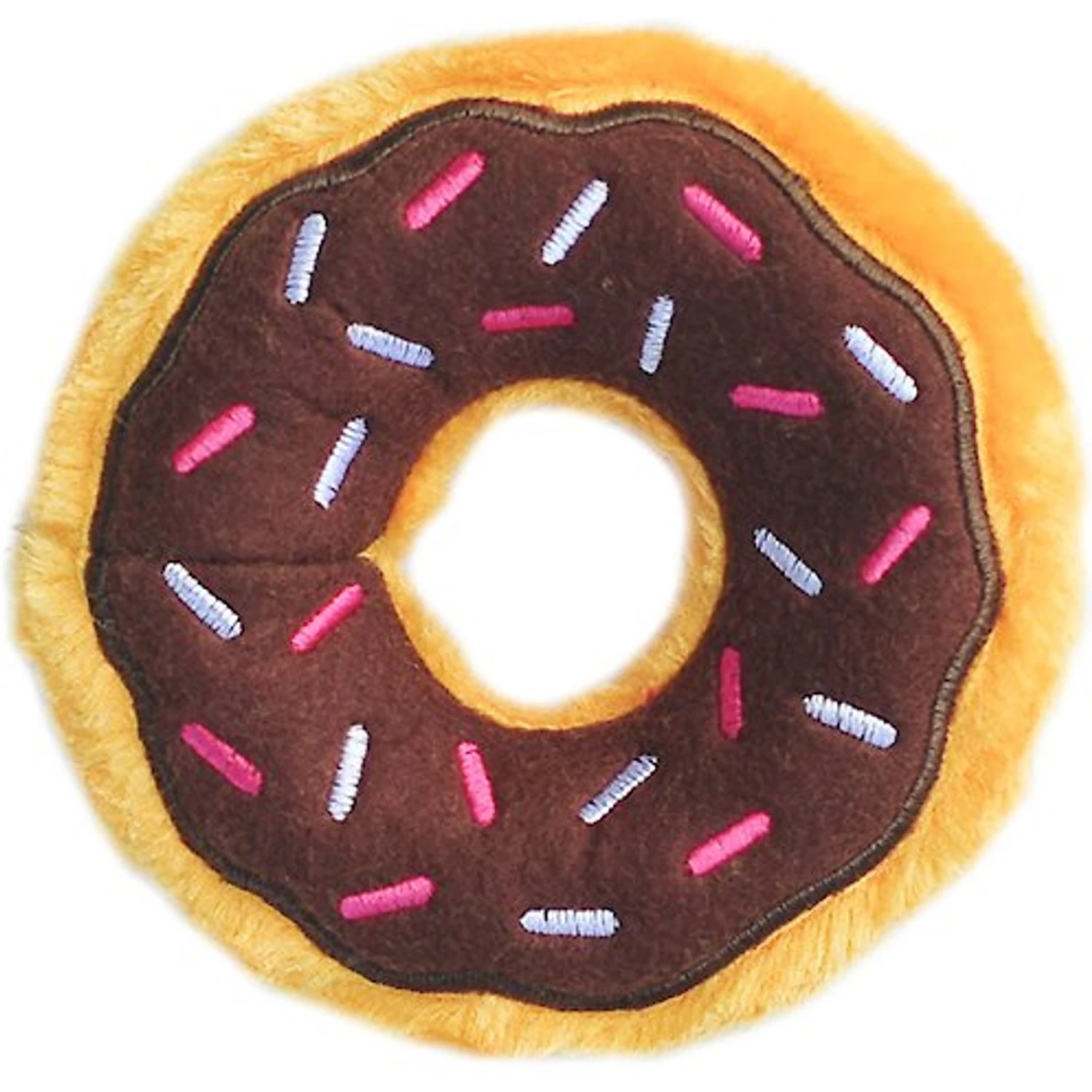 ZippyPaws Mini Donutz Squeaky Plush No Stuffing Dog Toy 3 ZippyPaws Mini Donutz Squeaky Plush No Stuffing Dog Toy