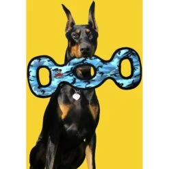 Tuffy's Ultimate 3-Way Tug Squeaky Plush Dog Toy -Pet Dog Toys 104657 PT2. AC SS1800 V1589561515