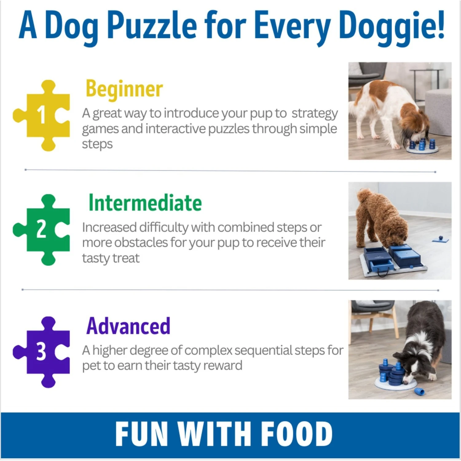TRIXIE Activity Flip Board Activity Strategy Game Dog Toy 7 TRIXIE Activity Flip Board Activity Strategy Game Dog Toy - Image 5
