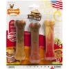 Nylabone Flavor Frenzy Power Chew Triple Pack Pancakes & Sausage 1 Nylabone Flavor Frenzy Power Chew Triple Pack Pancakes & Sausage -Pet Dog Toys 110389 MAIN. AC SS1800 V1616677305