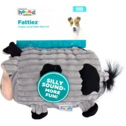 Outward Hound Fattiez Cow Squeaky Plush Dog Toy -Pet Dog Toys 116144 PT5. AC SS1800 V1589922763