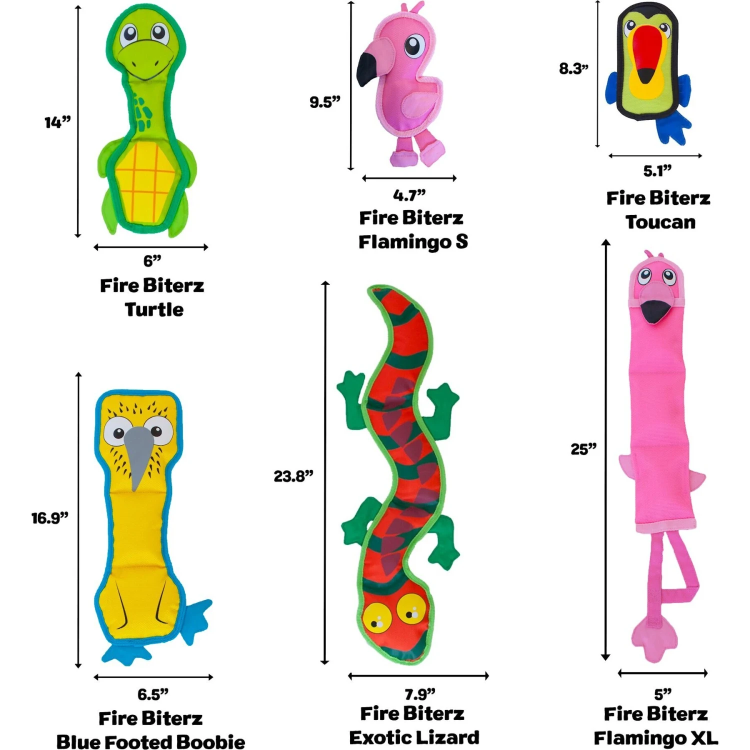 Outward Hound Fire Biterz Squeaky Dog Toy Flamingo 10 Outward Hound Fire Biterz Squeaky Dog Toy Flamingo - Image 8