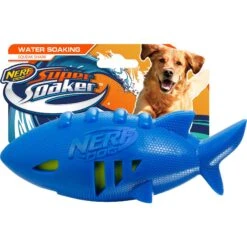Nerf Dog Super Soaker Squeak Shark Dog Toy -Pet Dog Toys 121852 PT3. AC SS1800 V1493316491