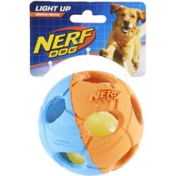 Nerf Dog Light Up Bash Ball Dog Toy, Medium -Pet Dog Toys 121864 PT3. AC SS1800 V1531558317