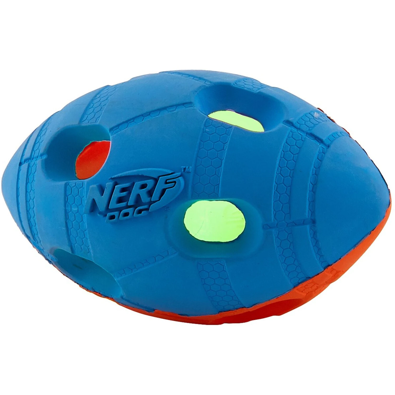 Nerf Dog Light Up Bash Football Dog Toy, Small 4 Nerf Dog Light Up Bash Football Dog Toy, Small - Image 2