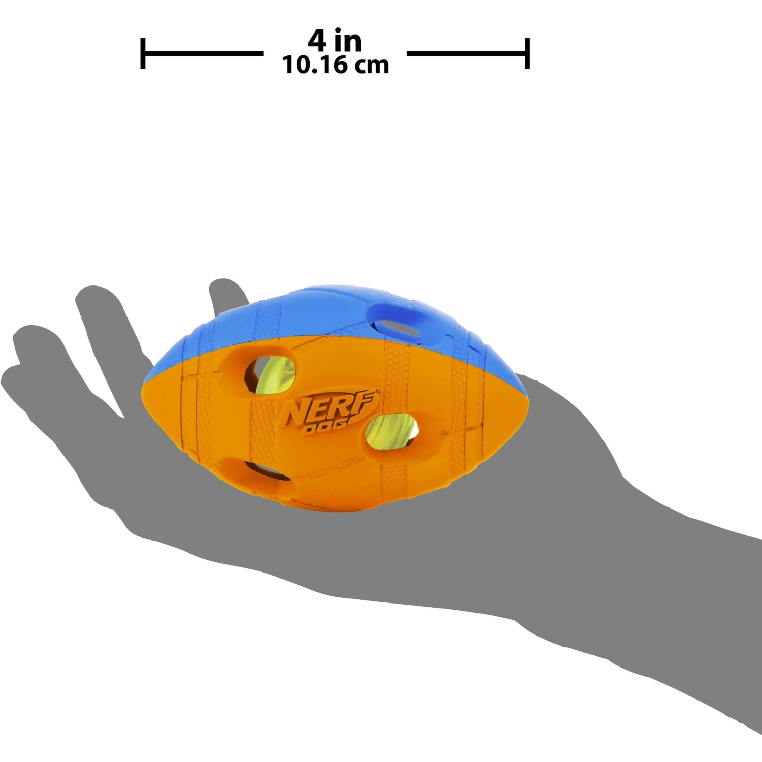 Nerf Dog Light Up Bash Football Dog Toy, Small 5 Nerf Dog Light Up Bash Football Dog Toy, Small - Image 3