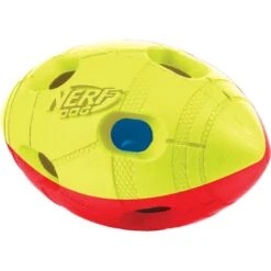 Nerf Dog Light Up Bash Football Dog Toy, Medium -Pet Dog Toys 121900 PT1. AC SS1800 V1493316786