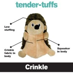 Snuggle Puppy Tender Tuff Hedgehog Squeaky Plush Dog Toy -Pet Dog Toys 124236 PT2. AC SS1800 V1667519247