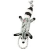 Ethical Pet Mini Skinneeez Tugs Raccoon Stuffing-Free Squeaky Plush Dog Toy