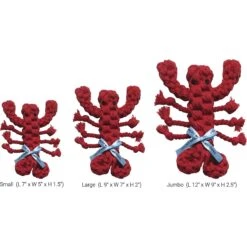 Jax And Bones Louie The Lobster Rope Dog Toy -Pet Dog Toys 133584 PT8. AC SS1800 V1523638240