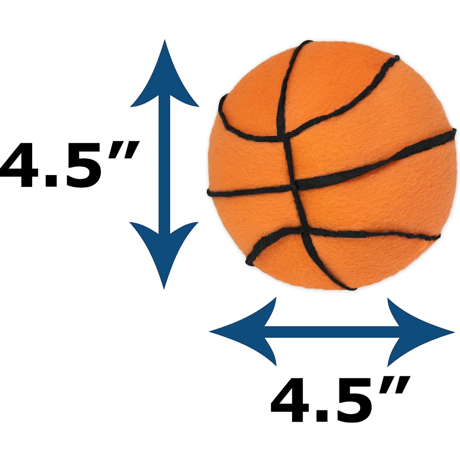 RUFFIN' IT Sports Ball Squeaky Plush Dog Toy, Sports Ball Varies 4 RUFFIN' IT Sports Ball Squeaky Plush Dog Toy, Sports Ball Varies - Image 2