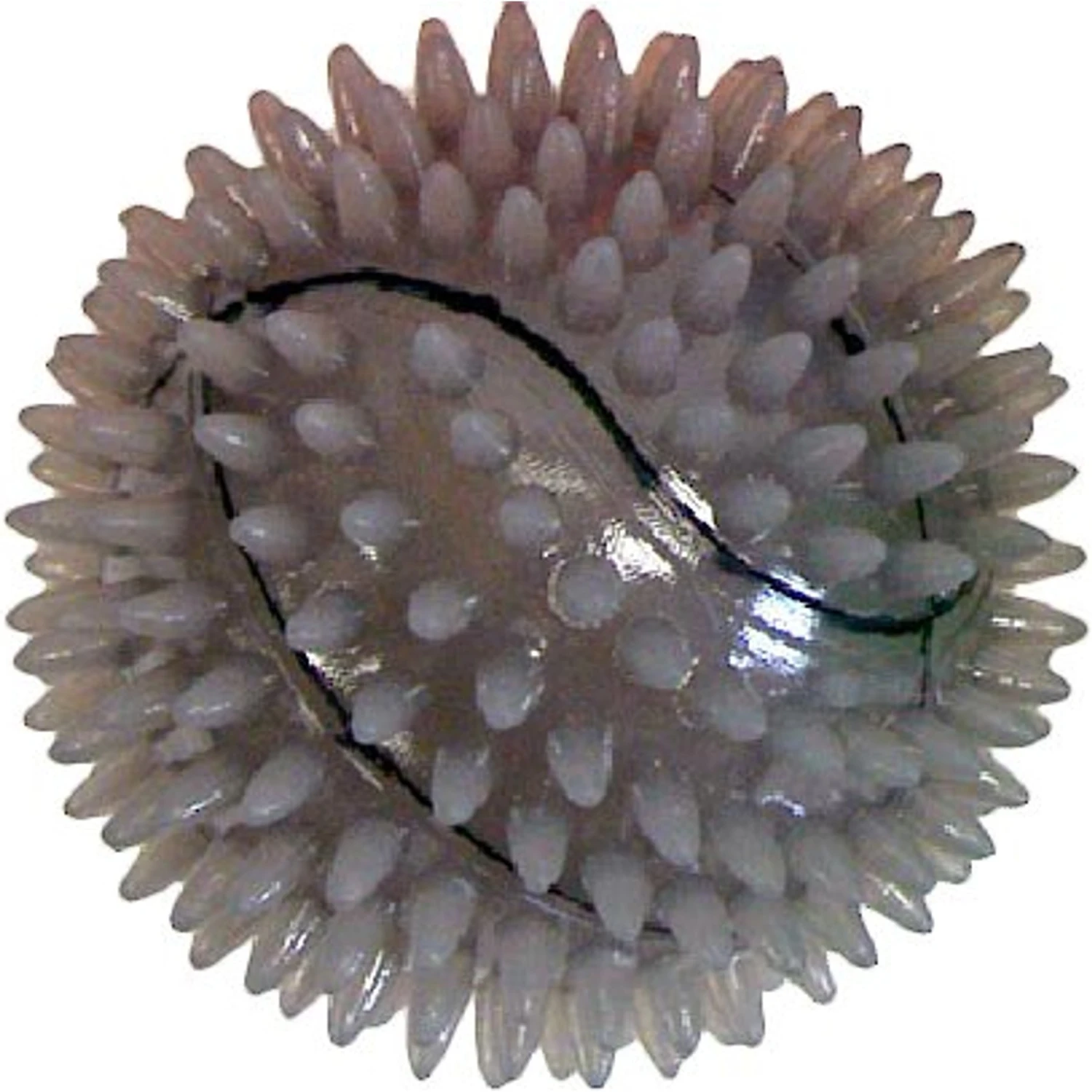 Gnawsome Squeak & Light LED Basketball Dog Toy, Color Varies 4 Gnawsome Squeak & Light LED Basketball Dog Toy, Color Varies - Image 2