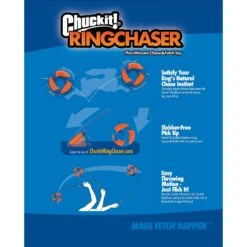 Chuckit! Ultra Ring Launcher Fetch Dog Toy 12 Chuckit! Ultra Ring Launcher Fetch Dog Toy -Pet Dog Toys 145393 PT7. AC SS1800 V1550163430
