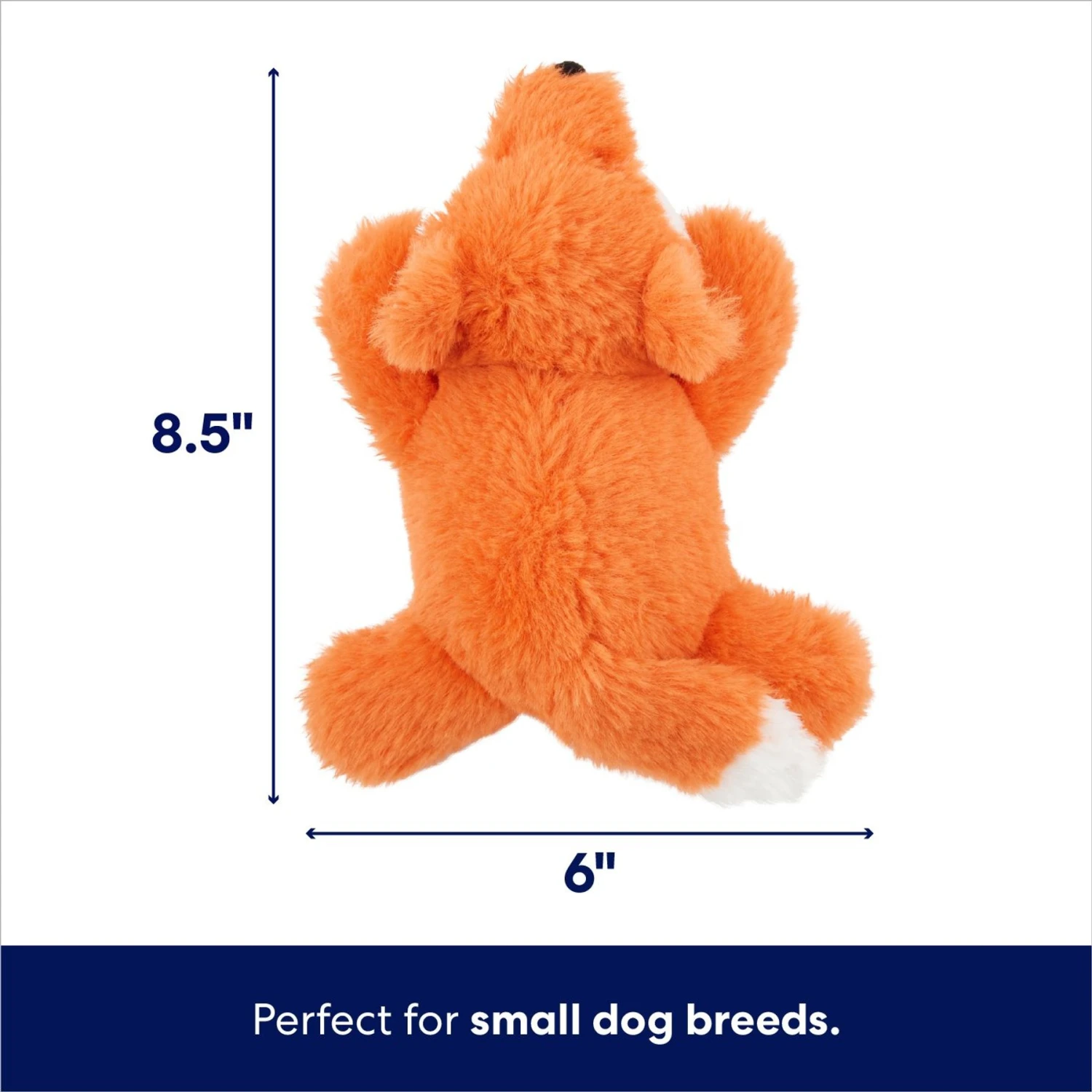 Frisco Fox Plush Squeaky Dog Toy 4 Frisco Fox Plush Squeaky Dog Toy - Image 2
