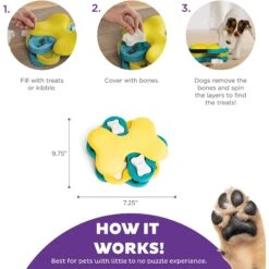 Nina Ottosson By Outward Hound Tornado Puzzle Game Dog Toy -Pet Dog Toys 148597 PT2. AC SS1800 V1694286652