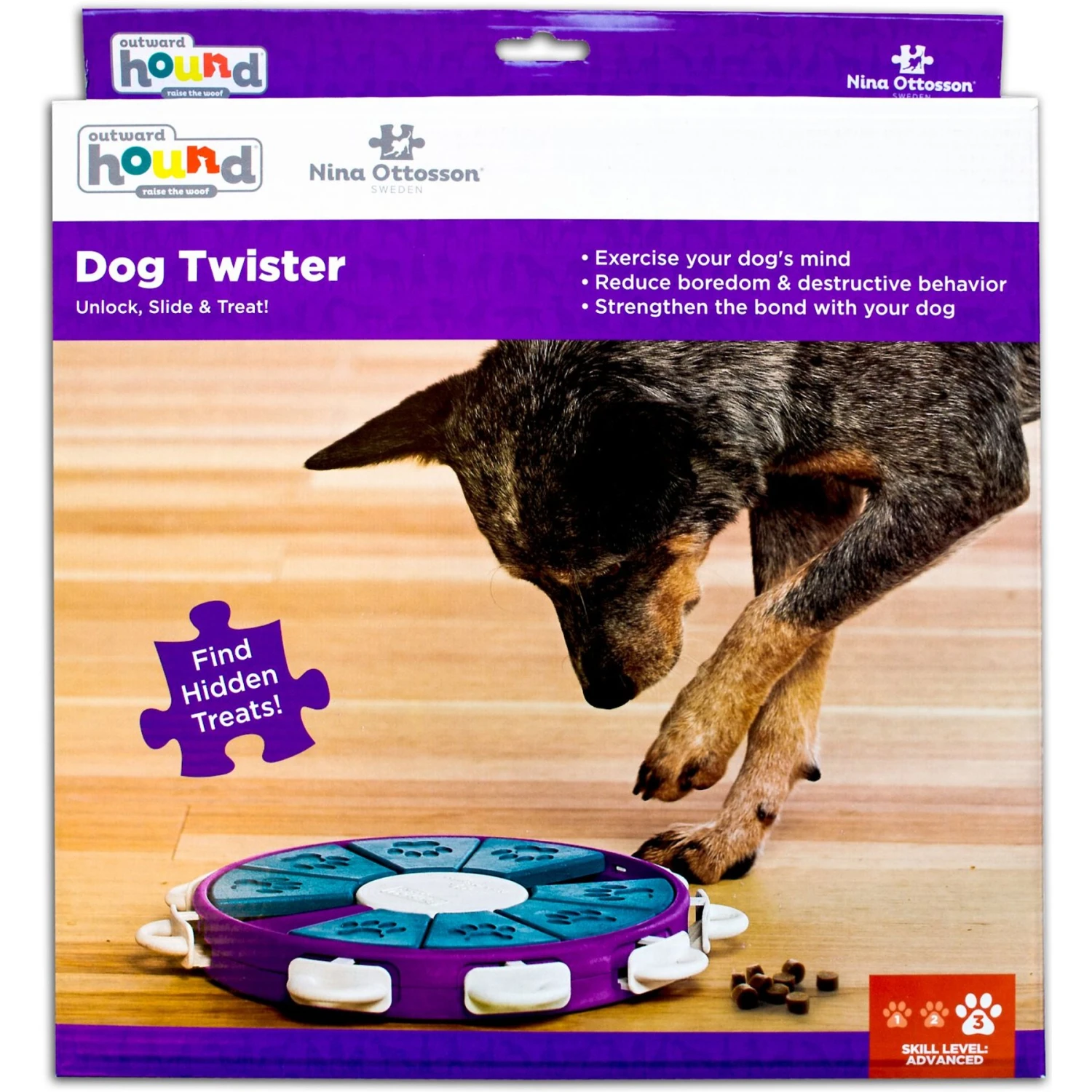 Nina Ottosson By Outward Hound Twister Puzzle Game Dog Toy 10 Nina Ottosson By Outward Hound Twister Puzzle Game Dog Toy - Image 8