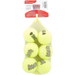 KONG SqueakAir Balls Packs Dog Toy, Medium, 6 Count -Pet Dog Toys 150514 PT8. AC SS1800 V1605832331