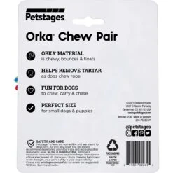 Outward Hound Orka Chew Pair Dog Toy -Pet Dog Toys 152316 PT5. AC SS1800 V1631680915