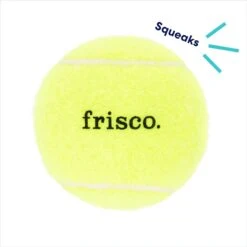 Frisco Fetch Squeaky Tennis Ball Dog Toy -Pet Dog Toys 152803 PT2. AC SS1800 V1691776693