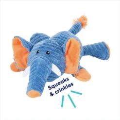 Frisco Corduroy Plush Squeaking Elephant Dog Toy -Pet Dog Toys 152830 PT2. AC SS1800 V1692020083