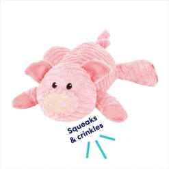 Frisco Corduroy Plush Squeaking Pig Dog Toy 10 Frisco Corduroy Plush Squeaking Pig Dog Toy -Pet Dog Toys 152832 PT2. AC SS1800 V1692020044
