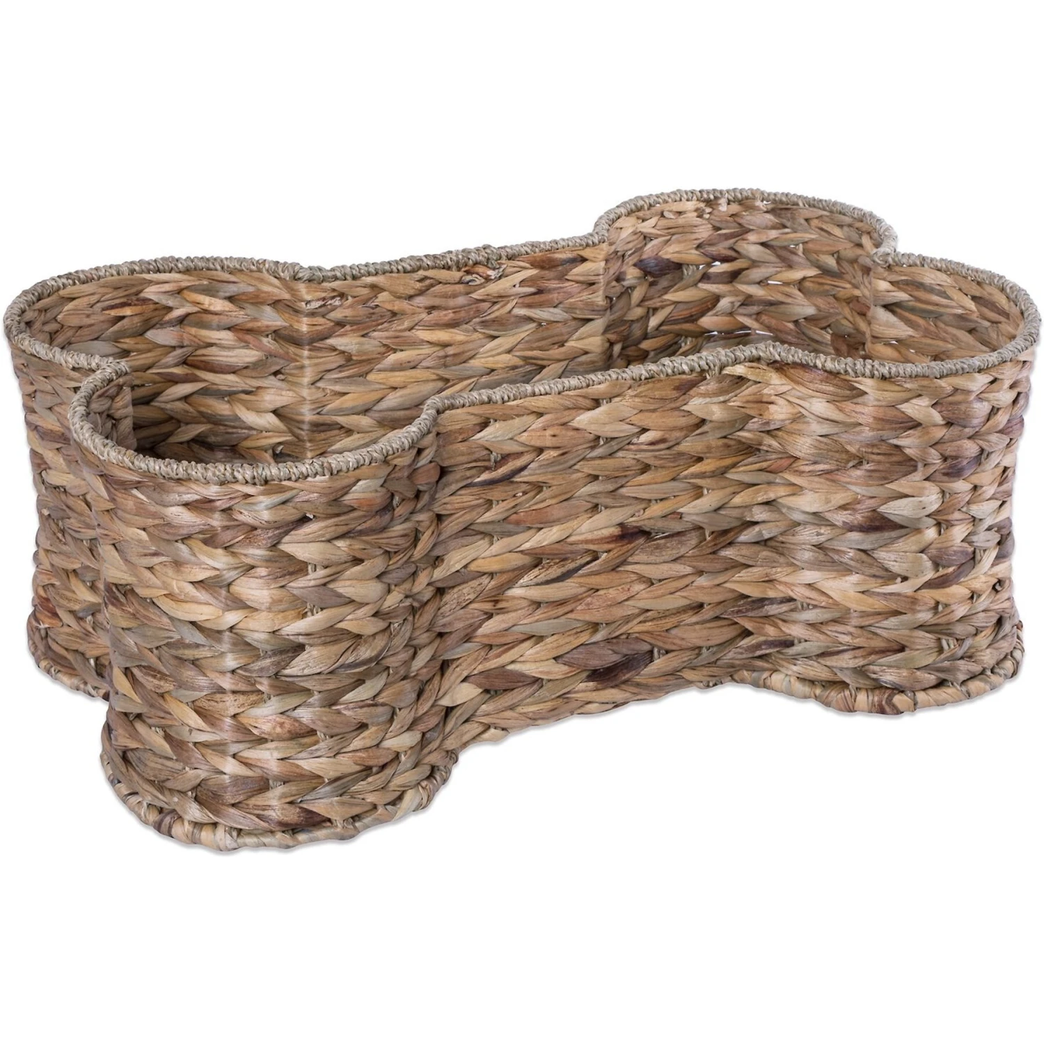 Bone Dry Bone-Shaped Hyacinth Storage Basket 3 Bone Dry Bone-Shaped Hyacinth Storage Basket
