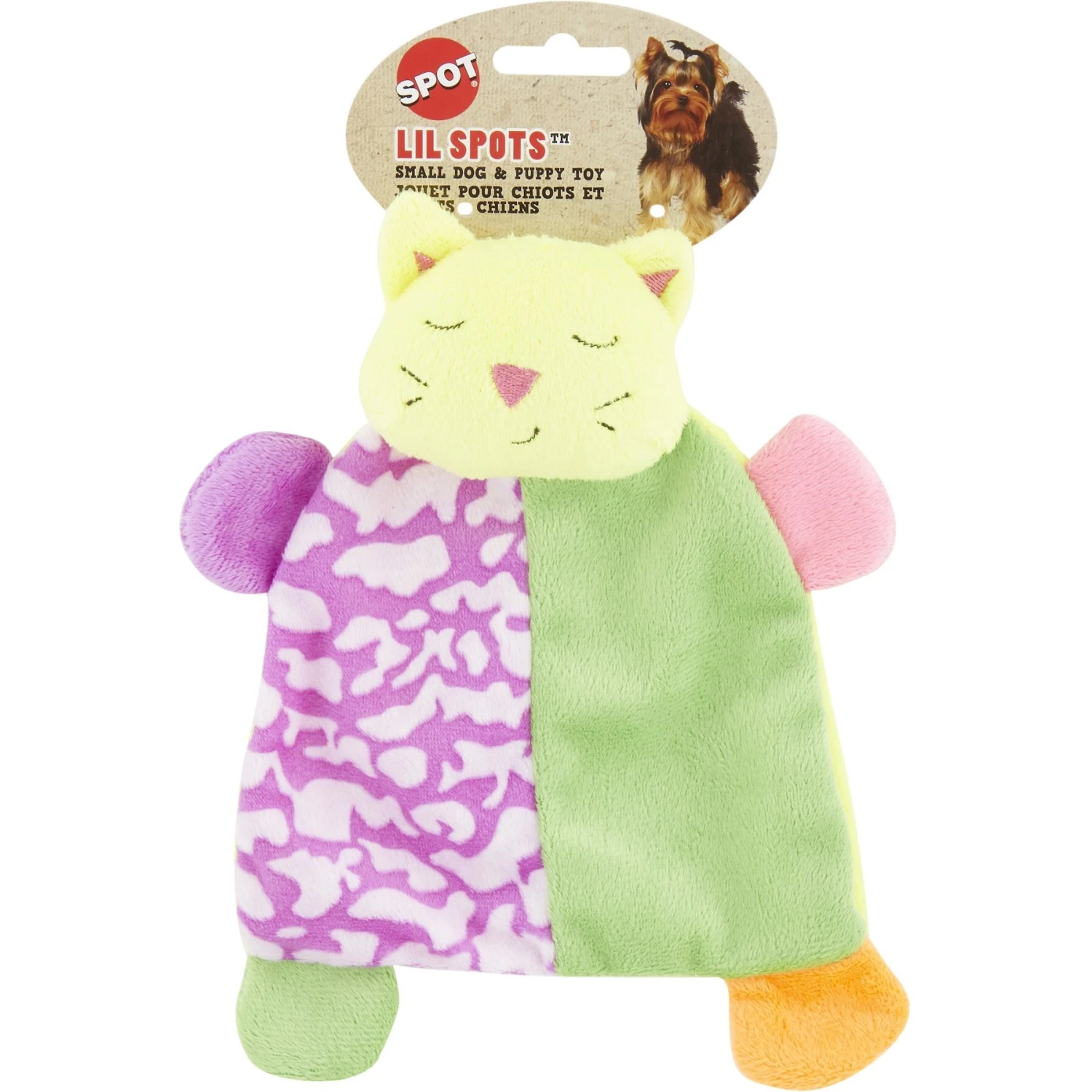 Ethical Pet Lil Spots Squeaky Plush Blanket Puppy Toy 7 Ethical Pet Lil Spots Squeaky Plush Blanket Puppy Toy - Image 5