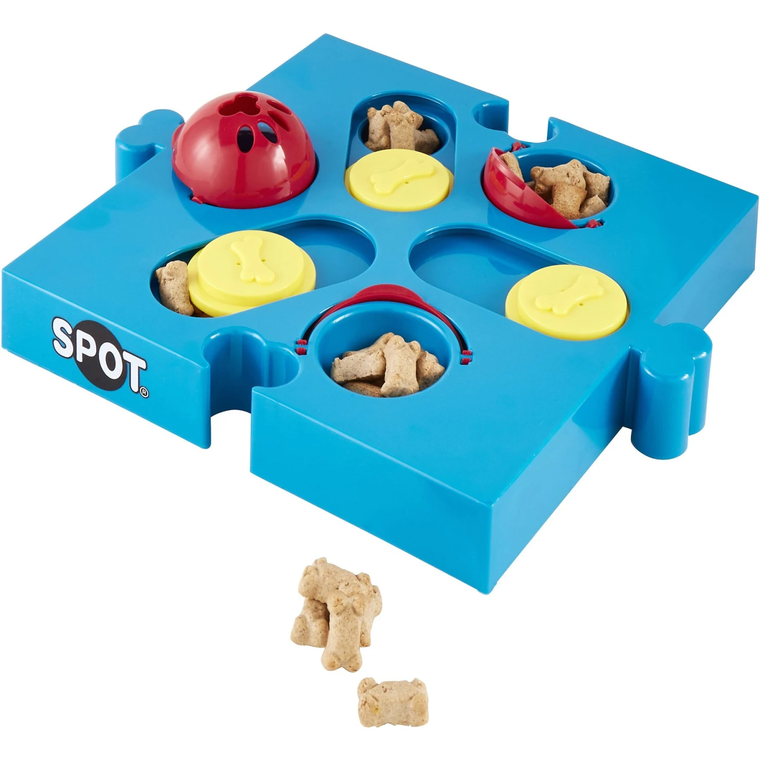 Ethical Pet Seek-A-Treat Flip N Slide Puzzle Dog Toy 3 Ethical Pet Seek-A-Treat Flip N Slide Puzzle Dog Toy