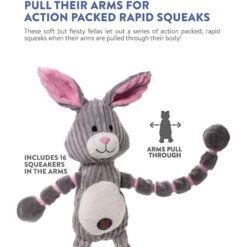 Charming Pet Thunda Tugga Bunny Squeaky Plush Dog Toy 12 Charming Pet Thunda Tugga Bunny Squeaky Plush Dog Toy -Pet Dog Toys 155143 PT7. AC SS1800 V1594680417