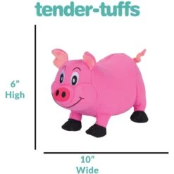 Snuggle Puppy Tender-Tuffs Plump Pink Pig Tough Squeaky Dog Toy -Pet Dog Toys 155734 PT3. AC SS1800 V1667518260