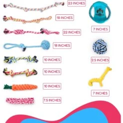 Pacific Pups Rescue Assorted Rope Dog Toys -Pet Dog Toys 159359 PT4. AC SS1800 V1701983220