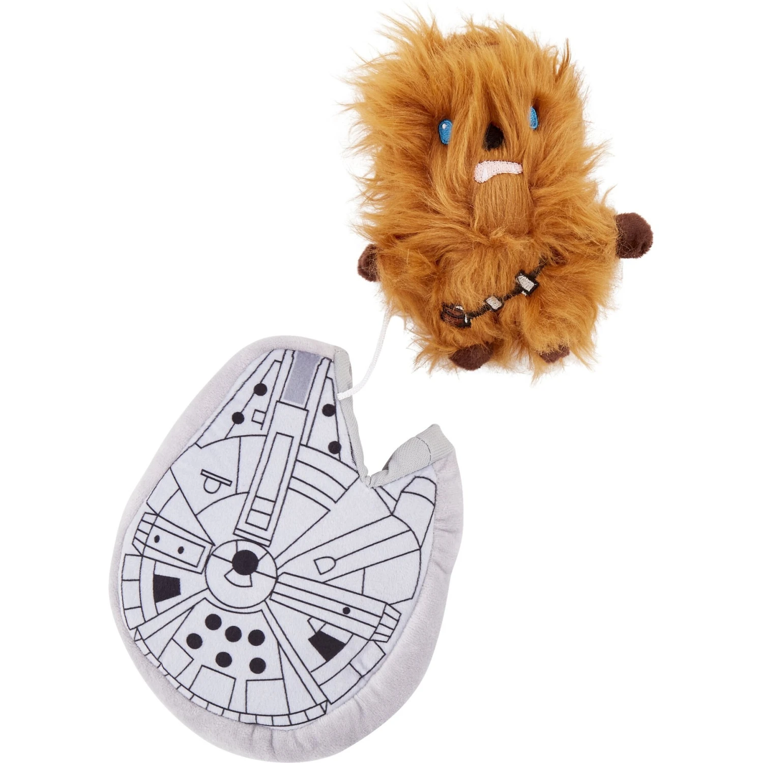 Fetch For Pets Star Wars Chewbacca M. Falcon Squeaky Plush Dog Toy 5 Fetch For Pets Star Wars Chewbacca M. Falcon Squeaky Plush Dog Toy - Image 3