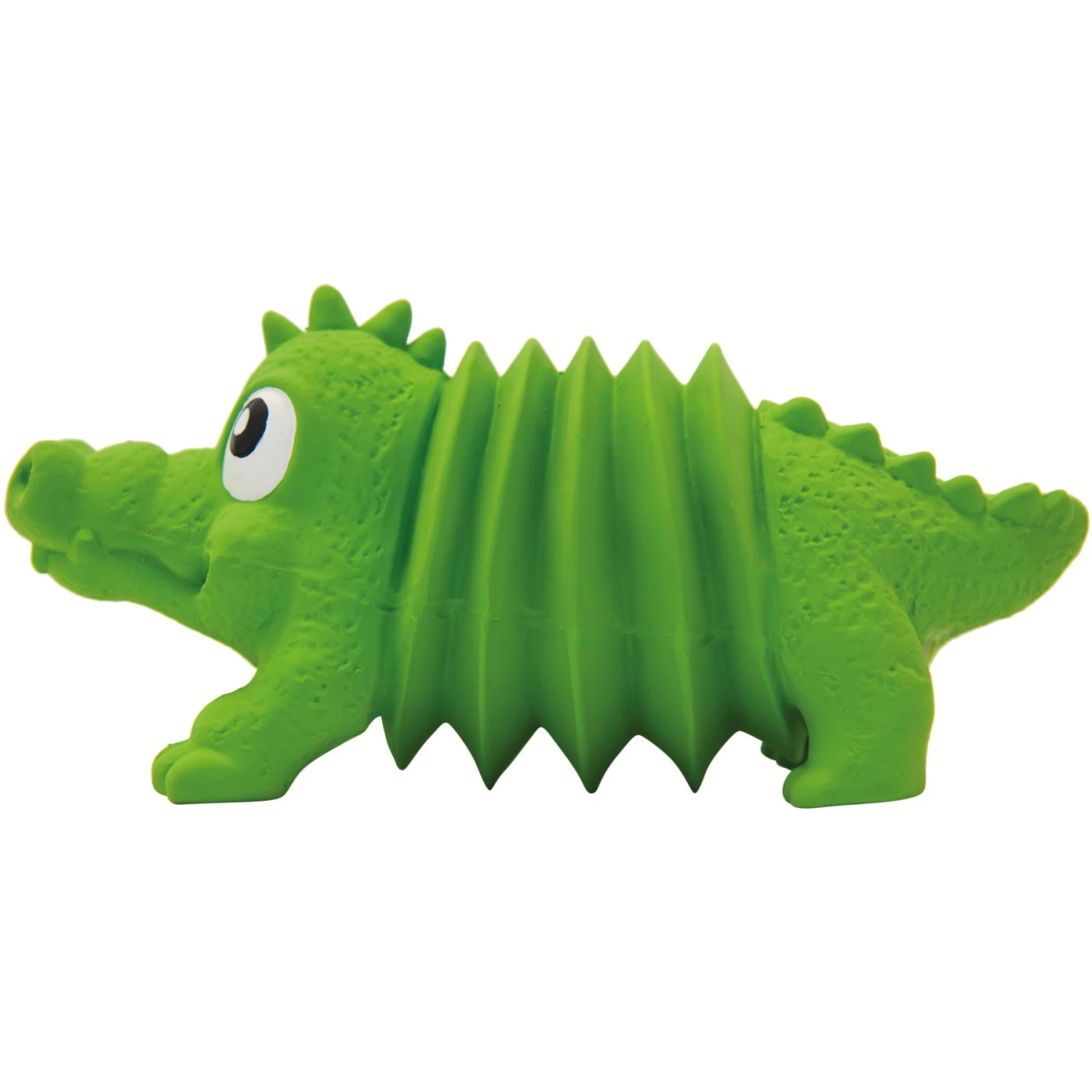 Outward Hound Accordionz Gator Stuffing-Free Squeaky Dog Toy 3 Outward Hound Accordionz Gator Stuffing-Free Squeaky Dog Toy