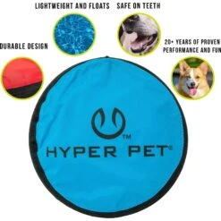 Hyper Pet Flippy Flopper Flying Disc Dog Toy -Pet Dog Toys 169579 PT5. AC SS1800 V1631052427