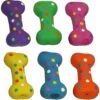 Multipet Polka Dot Bone Squeaky Plush Dog Toy, Color Varies -Pet Dog Toys 174106 MAIN. AC SS1800 V1628098889