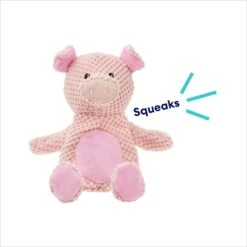 Frisco Pig Textured Plush Squeaky Dog Toy -Pet Dog Toys 174695 PT2. AC SS1800 V1695671000
