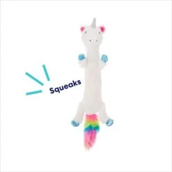 Frisco Unicorn Skinny Plush Squeaky Dog Toy -Pet Dog Toys 174713 PT2. AC SS1800 V1695670691