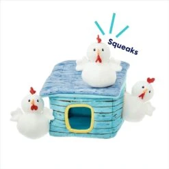Frisco Chicken Coop Hide & Seek Puzzle Plush Squeaky Dog Toy 11 Frisco Chicken Coop Hide & Seek Puzzle Plush Squeaky Dog Toy -Pet Dog Toys 174755 PT3. AC SS1800 V1691783971