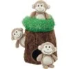 Frisco Monkeys In Tree Hide & Seek Puzzle Plush Squeaky Dog Toy -Pet Dog Toys 174759 Main. AC SS1800 V1572643420