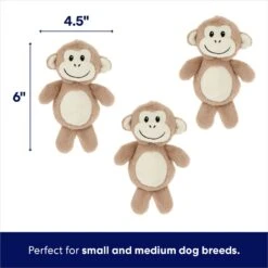 Frisco Monkeys In Tree Hide & Seek Puzzle Plush Squeaky Dog Toy -Pet Dog Toys 174759 PT2. AC SS1800 V1698345476
