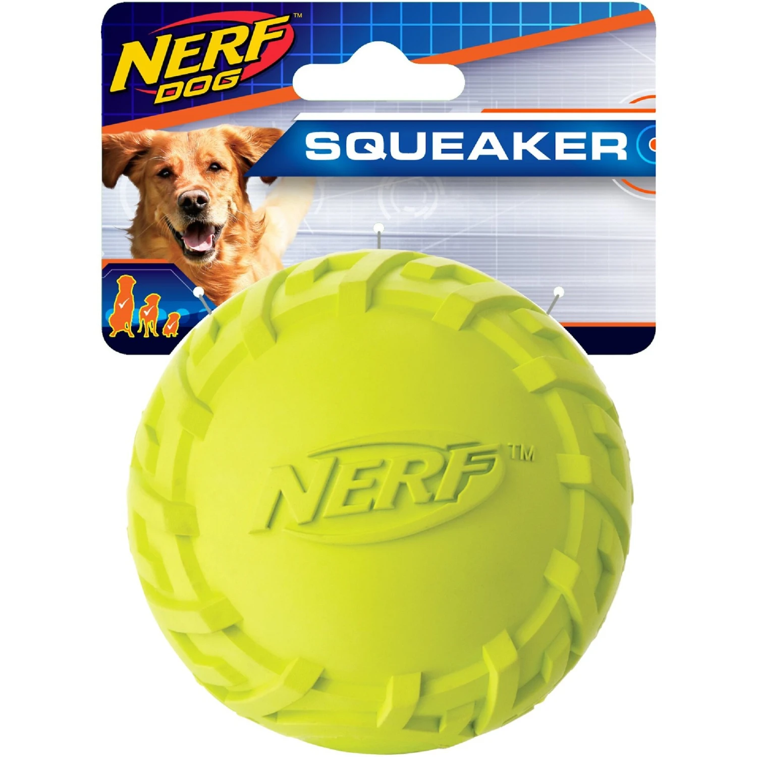 Nerf Dog Squeaker Tire Ball Dog Toy 3 Nerf Dog Squeaker Tire Ball Dog Toy