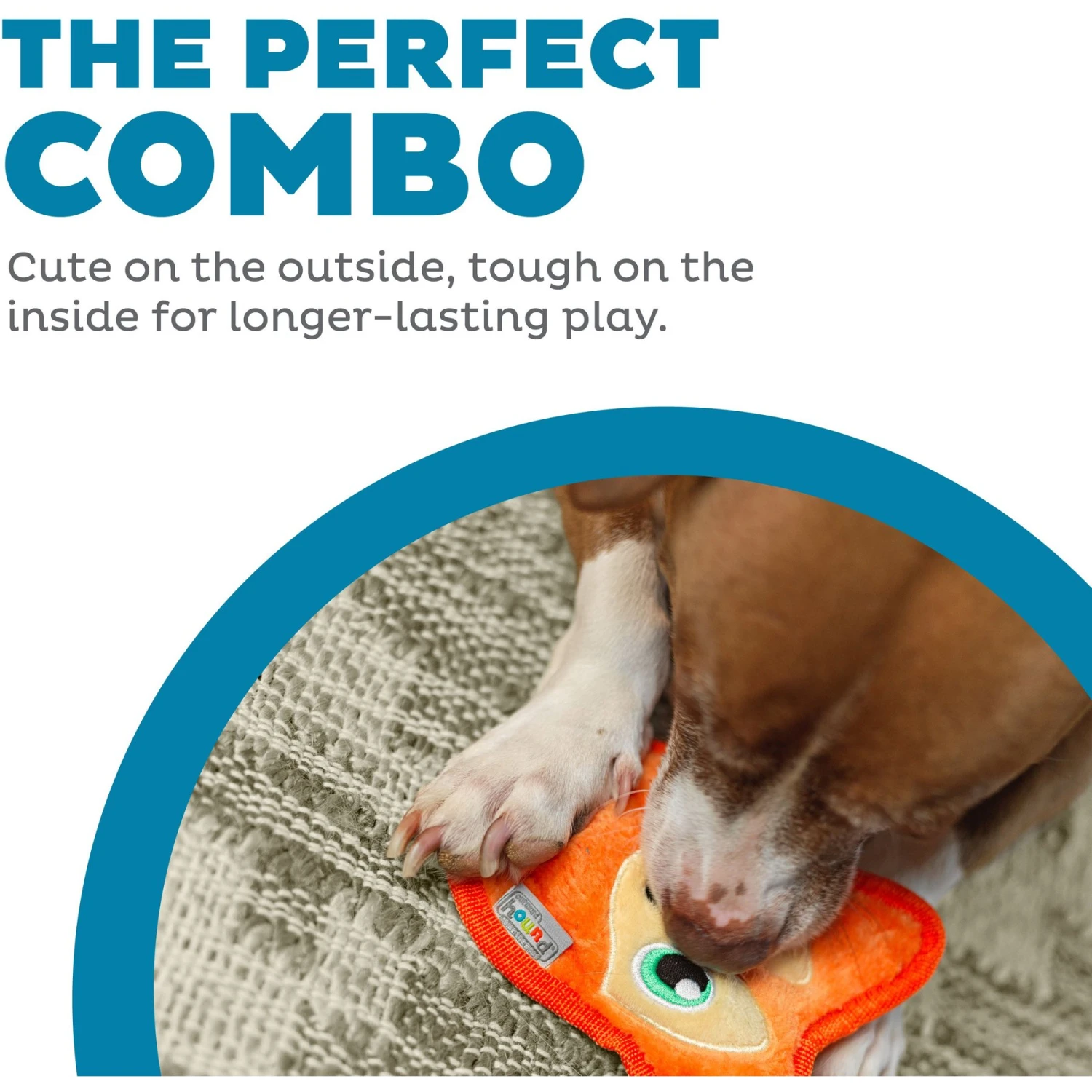 Outward Hound Invincibles Squeaky Stuffing-Free Plush Dog Toy 4 Outward Hound Invincibles Squeaky Stuffing-Free Plush Dog Toy - Image 2