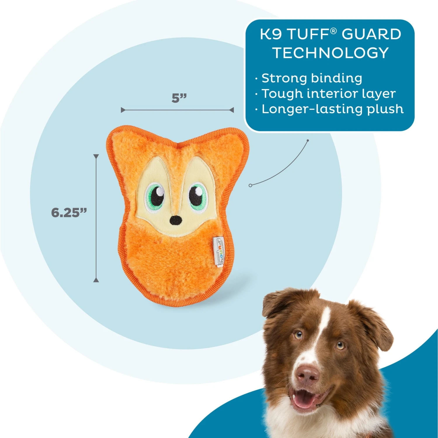 Outward Hound Invincibles Squeaky Stuffing-Free Plush Dog Toy 5 Outward Hound Invincibles Squeaky Stuffing-Free Plush Dog Toy - Image 3